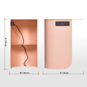 | طاولة جانبية بسطح معدني - أمستردام