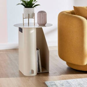 طاولة جانبية بسطح معدني - أمستردام