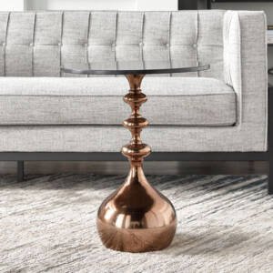 | طاولة جانبية بسطح رخام - كاسيا