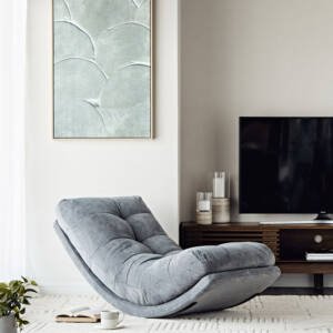 | كرسي هزاز استرخاء بتصميم ريترو