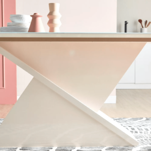 | طاولة سفرة +8 مقاعد بتصميم أنيق