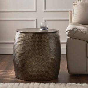 طاولة جانبية بسطح معدني - إلياس