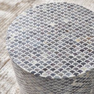 | طاولة جانبية بسطح عظم - كاريجاري