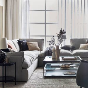 | كنب مفرد ويدج قماش