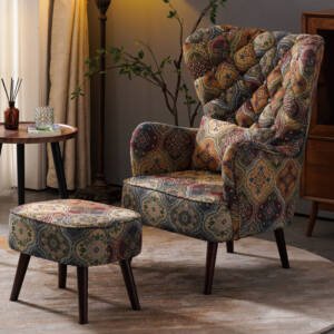 كرسي مفرد من تصميم تايجر مع مسند للقدم 5 | كرسي مفرد من تصميم تايجر مع مسند للقدم