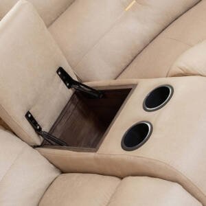 | كنب زاويه بتصميم ريكلاينر سول