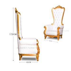 | كرسي ملكي بتصميم فريد ولمسة من الأناقة