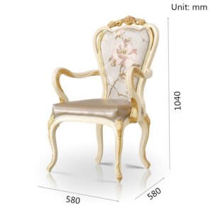 | كرسي ملكي عالي الجودة وجلد فاخر