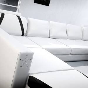 | كنب زاوية بتصميم فضائي رائع