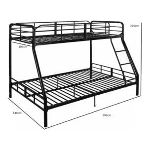 | سرير دورين اطفال معدني فاخر