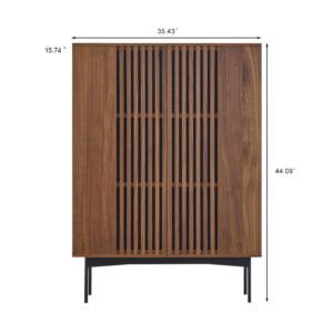 | خزانة أحذية بتصميم كلاسيكي عصري – متعددة الأرفف بواجهة شيك – خشب متين وتشطيب عالي الجودة