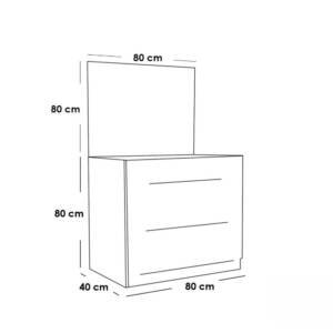 | غرفة نوم 4 قطع من أبلاينس فيرنيتشير