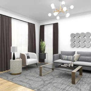 | طاولة جانبية بسطح عظم - كاريجاري