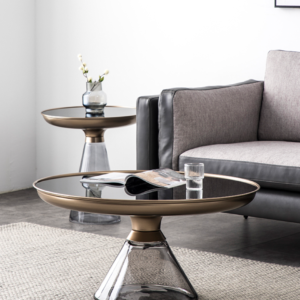 | طاولات زجاج بتصميم اوروبي