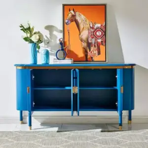 بوفيه مذهب بتفاصيل دقيقة ولمسات فاخرة 9 بوفيه مذهب بتفاصيل دقيقة ولمسات فاخرة