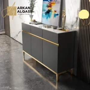 بوفية مودرن مع سطح رخامي عالي الجودة
