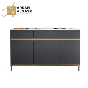 بوفية مودرن مع سطح رخامي عالي الجودة