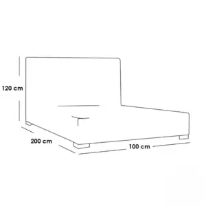 | سرير أطفال مفرد مبطن بتصميم أنيق