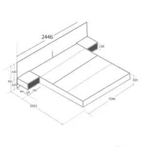 غرفة نوم متكاملة بتصميم عصري فخم يناسب الأذواق الراقية 7 | غرفة نوم متكاملة بتصميم عصري فخم يناسب الأذواق الراقية