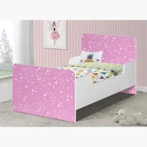 سرير أطفال بتصميم فراشة فانيلا