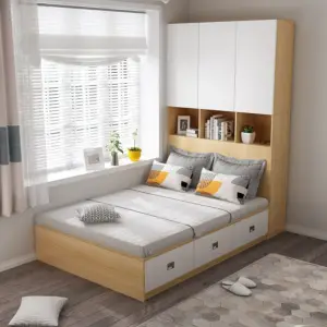 سرير نوم اطفال بوحدات تخزين ملابس 2 | سرير نوم اطفال بوحدات تخزين ملابس