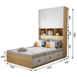 سرير نوم اطفال بوحدات تخزين ملابس 5 | سرير نوم اطفال بوحدات تخزين ملابس