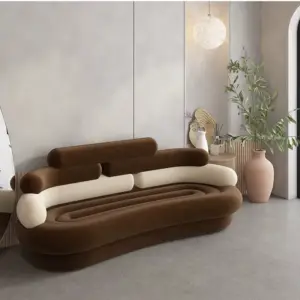 طقم كنب بتصميم حلزوني