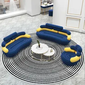 طقم كنب بتصميم حلزوني