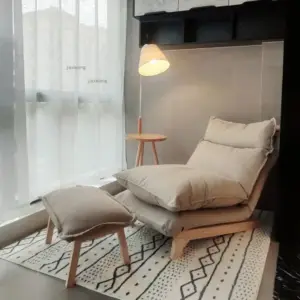 كرسي استرخاء مزدوج بمسند قدم