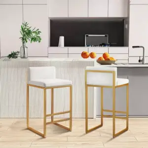 كرسي بار ذهبي بجودة عالية