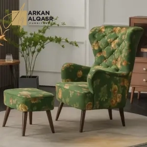 كرسي مفرد من تصميم تايجر مع مسند للقدم 10 كرسي-مفرد-