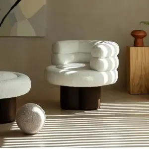 كرسي مفرد بأرجل دائرية 1 كرسي مفرد بأرجل دائرية