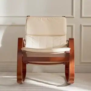 كرسي هزاز خشب بتصميم فتوشيني