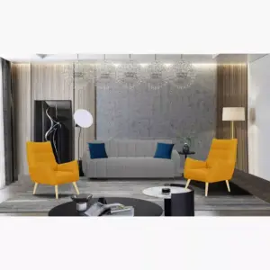 كنب صاله بتلاث مقاعد بتصميم بسيط 3 كنب-2