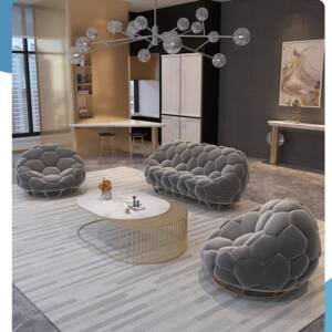 كنب مودرن فاخر من الستانلس ستيل 2 | كنب مودرن فاخر من الستانلس ستيل