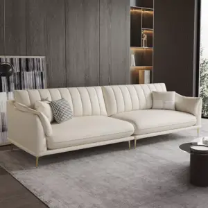 | كنب جلد بتصميم ايطالي