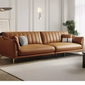 | كنب جلد بتصميم ايطالي