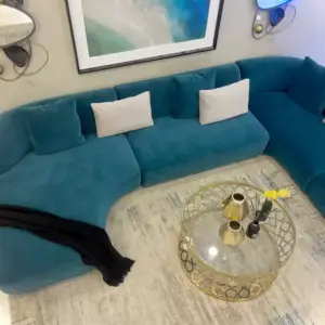 كنب زاوية فخم على الطراز الأوروبي – تصميم عصري مريح – قماش ناعم – قاعدة خشبية متينة – ألوان متعددة 2 | كنب زاوية فخم على الطراز الأوروبي – تصميم عصري مريح – قماش ناعم – قاعدة خشبية متينة – ألوان متعددة