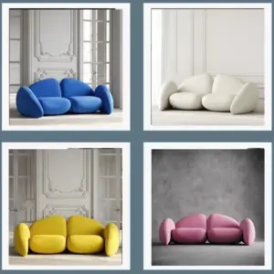 | كنب مودرن بتصميم مقطع