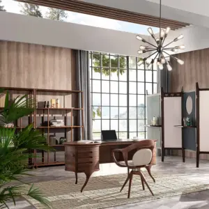 مكتب وكرسي بتصميم كلاسيكي 9 مكتب-