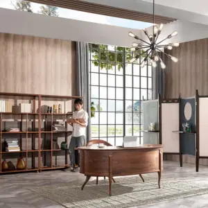 مكتب وكرسي بتصميم كلاسيكي 8 مكتب-1