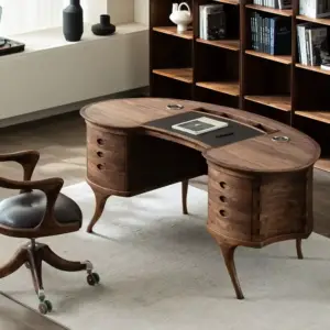 مكتب وكرسي بتصميم كلاسيكي 2 مكتب-