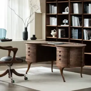 مكتب وكرسي بتصميم كلاسيكي 3 مكتب