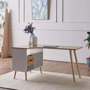 مكتب منزلي متعدد الوحدات لتخزين إضافي