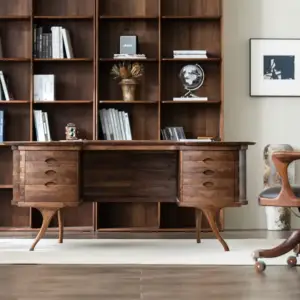 مكتب وكرسي بتصميم كلاسيكي 4 مكتب-2