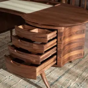 مكتب وكرسي بتصميم كلاسيكي 5 مكتب-5