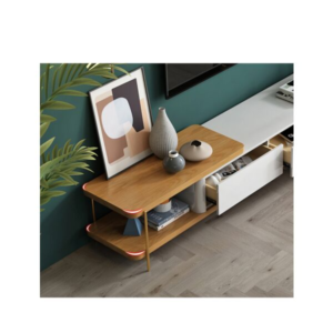 طاولة تلفاز قابلة للتعديل مع خزانة جانبية 4 | طاولة تلفاز قابلة للتعديل مع خزانة جانبية