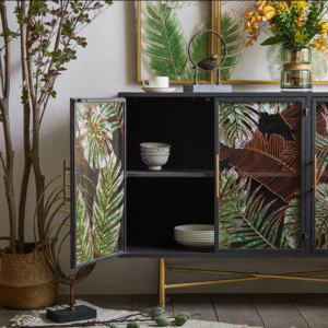 | بوفيه بتصميم شجري فخم وحديث