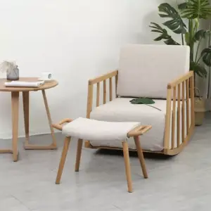 كرسي هزاز خشب حديث