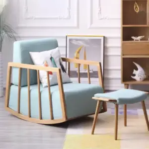 كرسي هزاز خشب حديث